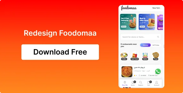 Redesign Your Foodoma Frontend