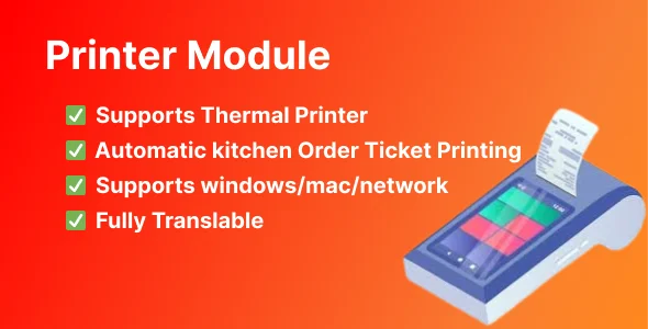 Printer Module for Foodoma