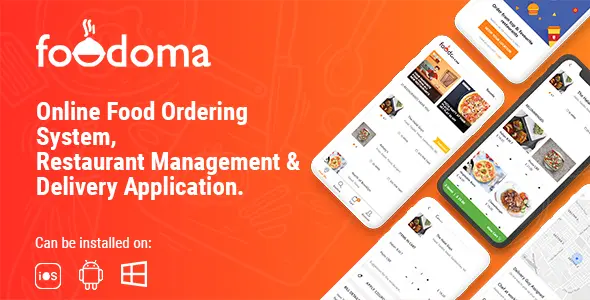 Foodoma Multivendor Food Ordering , Restaurant Management and Delivery Application